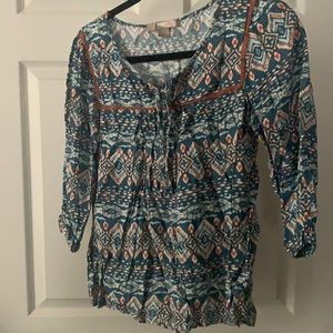 Flowy 3/4 sleeve top